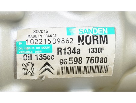 Klimakompressor CITROEN C4 PEUGEOT 307 308 9659876080