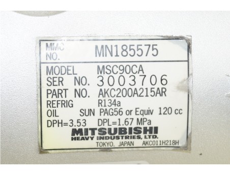 AC Compressor LANCER VI VII COLT V OUTLANDER MN185575