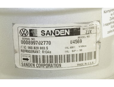 AUDI SEAT SKODA VW 1K0820803S...