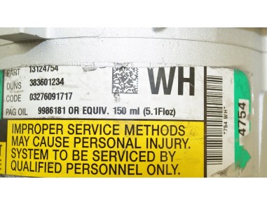 AC Compressor OPEL ASTRA H 05- 1.3...