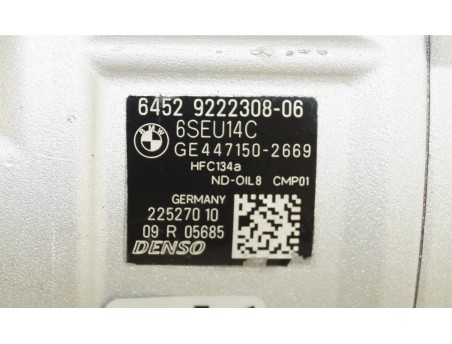 Klimakompressor BMW 1 (F20,F21) 3 (F20,F80) 64529222308
