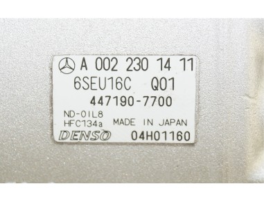 AC Compressor MERCEDES A-CLASS W169...