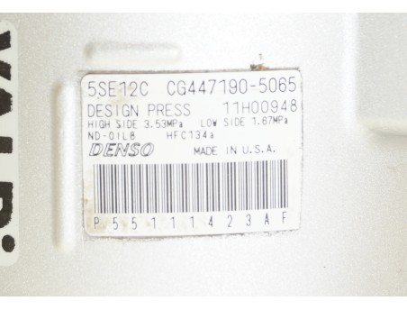 AC Compressor DODGE CALIBER JEEP COMPASS PATRIOT P55111423AF, 447190-5065