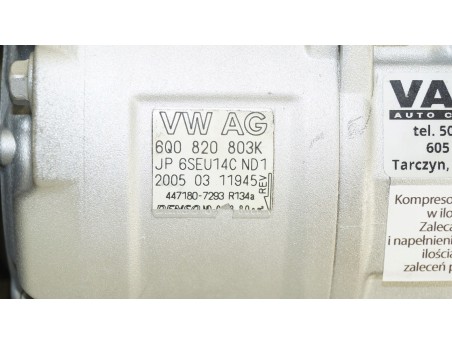 AC Compressor AUDI A2 IBIZA FABIA VW POLO LUPO GOLF 6Q0820803K 447180-7293