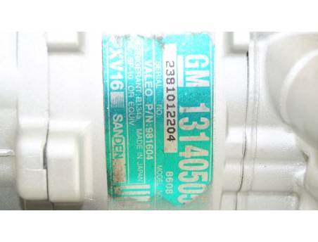 SIGNUM VECTRA C SAAB 9-3 FORD FUSION FIESTA V 13140505, 8608 UM1 KOMPRESOR