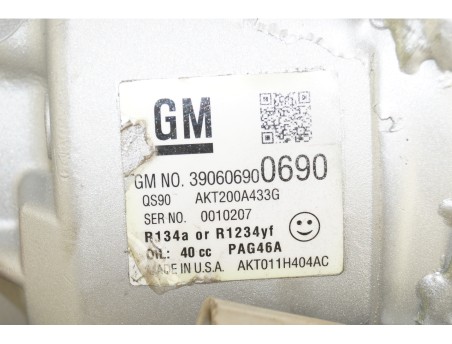 AC Compressor CHEVROLET AVEO TRAX OPEL ADAM MOKKA / MOKKA X 39060690