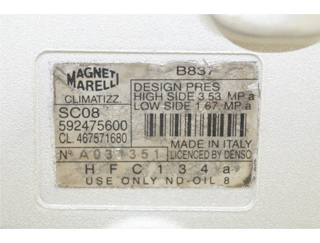 Klimakompressor ALFA ROMEO 145 146 FIAT DOBLO PUNTO SIENA 592475600, 467571680