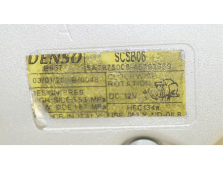 Klimakompressor FIAT 500C BRAVO II PUNTO STILO FORD KA LANCIA MUSA 5A7875000