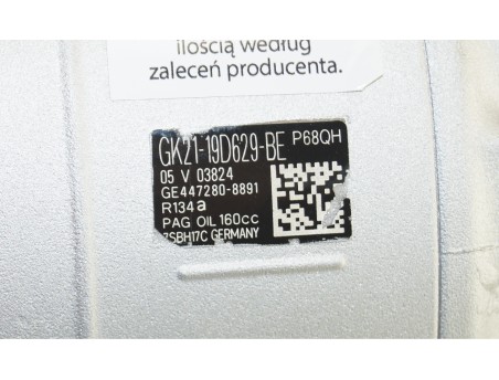 Klimakompressor FORD TRANSIT V363 TOURNEO V362 2.0 EcoBlue GK21-19D629-BE