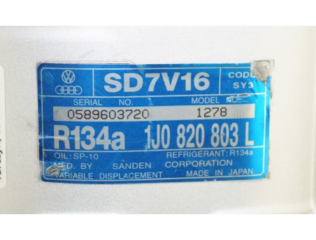 AC Compressor AUDI FORD SAAB SEAT SKODA VW 1J0820803L SD7V16-1278