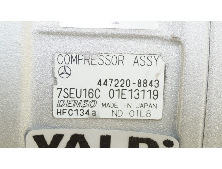 Klimakompressor MERCEDES CLK C-KLASSE E-KLASSE GLK S-KLASSE SL SLK 447220-8843