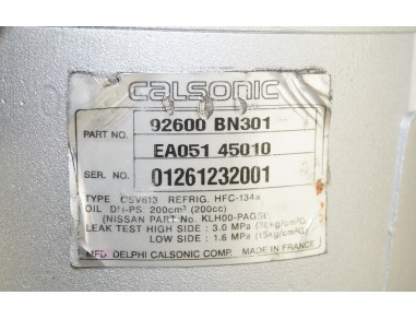 AC Compressor NISSAN ALMERA II...