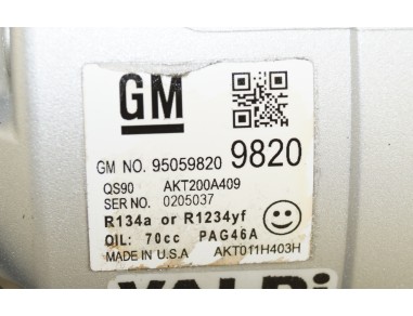AC Compressor ADAM MOKKA CHEVROLET...