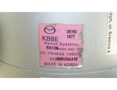 MAZDA 3 6 CX-5 CA500SUGAA02, KB8E...