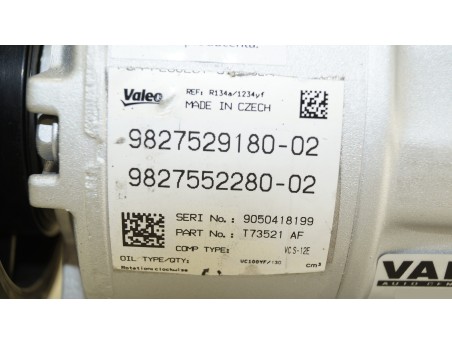 AC Compressor CITROEN DS OPEL PEUGEOT 9827529180, 982752280