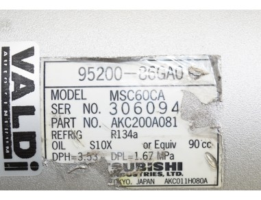 AC Compressor SUZUKI JUSTY III SUZUKI...