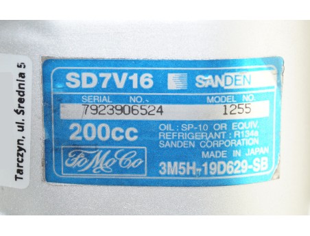 AC Compressor FORD C-MAX FOCUS II MAZDA 3 VOLVO S40 V50 3M5H-19D629-SB, 1255