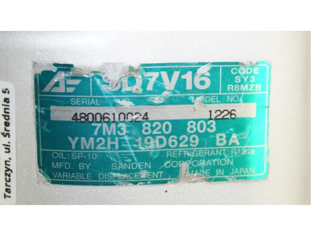 AUDI A3 TT OCTAVIA VW CADDY II III GOLF 7M3820803 YM2H-19D629-BA KOMPRESOR