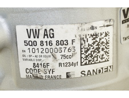 Klimakompressor AUDI SEAT SKODA VW 5Q0816803F, 8416F