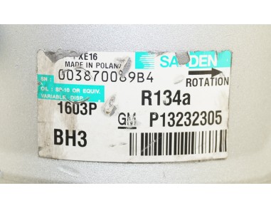 AC Compressor OPEL INSIGNIA A (G09)...