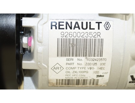 Klimakompressor RENAULT CAPTUR I CLIO IV MEGANE III SCENIC III 926002352R