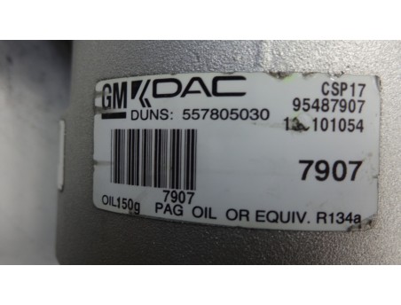 Klimakompressor CHEVROLET CAPTIVA CRUZE OPEL ANTARA A 95487907, 557805030