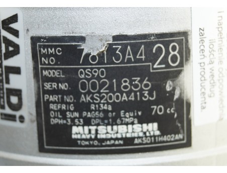 AC Compressor C4 AIRCROSS C-CROSSER ASX LANCER VIII OUTLANDER 7813A428