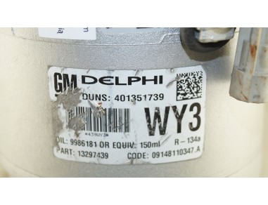 OPEL ASTRA H ZAFIRA B 13297439, WY3...