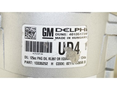AC Compressor OPEL ASTRA J MERIVA B...
