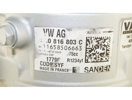 AUDI SEAT SKODA VW 5Q0816803C, 1779F KOMPRESOR