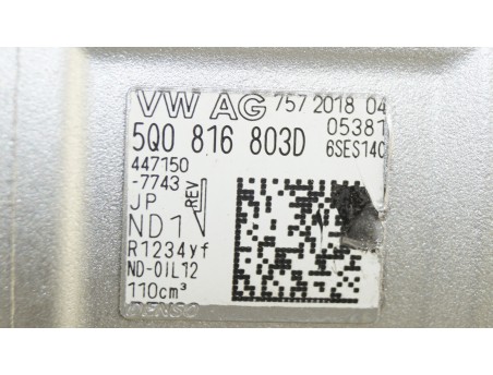 AUDI SEAT SKODA VW 5Q0816803D, 447150-7743 KOMPRESOR