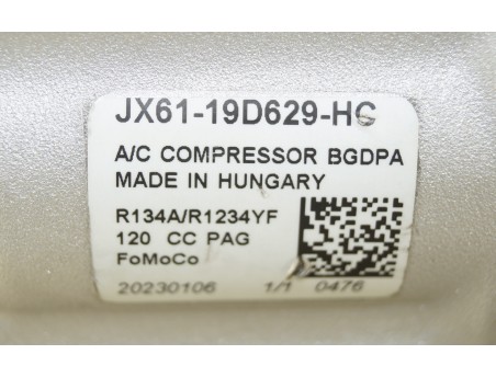 FORD FOCUS IV FIESTA VII C-MAX II KUGA III JX61-19D629-HC KOMPRESOR
