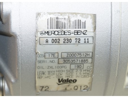 AC Compressor MERCEDES C-CLASS E-CLASS G-CLASS CLK SPRINTER A0022307211