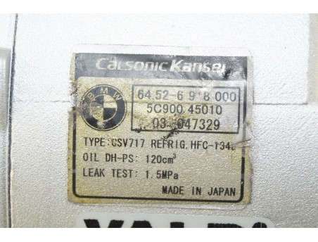 AC Compressor BMW 3 E46 X3 E83 X5 E53 64526918000, 5C900-45010