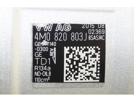 AUDI A4 B9 A5 A6 C7 Q7 Q8 VW TOUAREG 4M0820803J, 447140-0300 KOMPRESOR