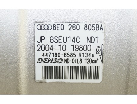 AC Compressor AUDI A4 B6 B7 B8 A5 A6 A8 Q5 SEAT EXEO 8E0260805BA, 447180-6585