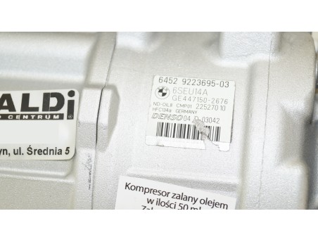BMW E90 F20 F22 F25 64529223695-03, 447150-2676 KOMPRESOR