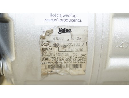 Klimakompressor VIVARO MOVANO NV400 MASTER ESPACE IV TRAFIC 92600-1DA0A