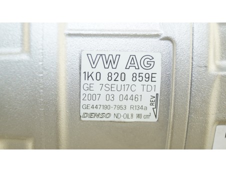 Klimakompressor AUDI A1 A3 IBIZA IV FABIA II GOLF V VI 1K0820859E, 447190-7953