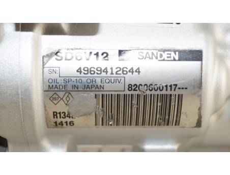 AC Compressor NISSAN KUBISTAR RENAULT CLIO II THALIA II KANGOO 8200600117
