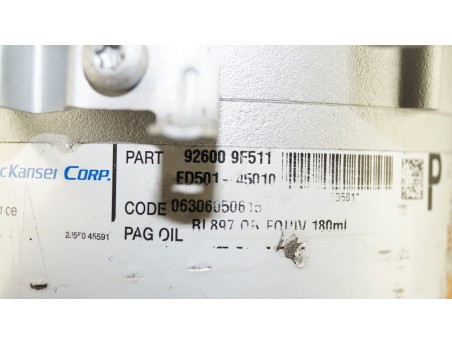 Klimakompressor NISSAN ALMERA II PRIMERA 92600-9F511, ED501-45010