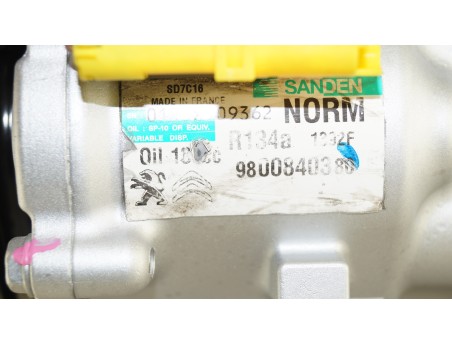 Klimakompressor CITROEN C5 II III C6 PEUGEOT 407 508 607 9800840380, 1392F