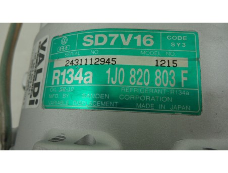 AUDI A3 GALAXY LEON FABIA VW GOLF IV 1J0820803F SD7V16-1215 KOMPRESOR