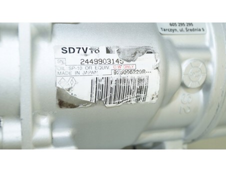 DACIA DUSTER LOGAN SANDERO RENAULT THALIA 926006229R KOMPRESOR