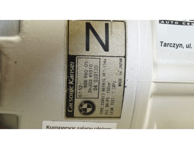 AC Compressor BMW 3 E46 X3 E83 Z4 E85...