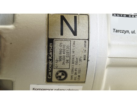 Klimakompressor BMW 3 E46 X3 E83 Z4 E85 64526908660