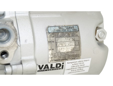 AC Compressor SUBARU FORESTER IMPREZA 92- 1.6 2.0 2F670-45010