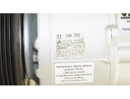 Klimakompressor CITROEN C4 DS4 DS5 PEUGEOT 308 3008 5008 447190-8122