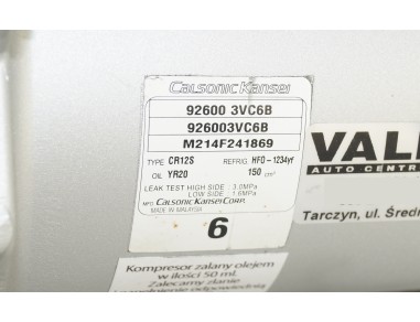 Klimakompressor NISSAN NOTE E12 MICRA...