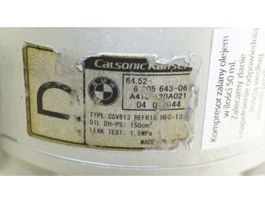 Klimakompressor BMW 3 E46 X3 E83 Z4...